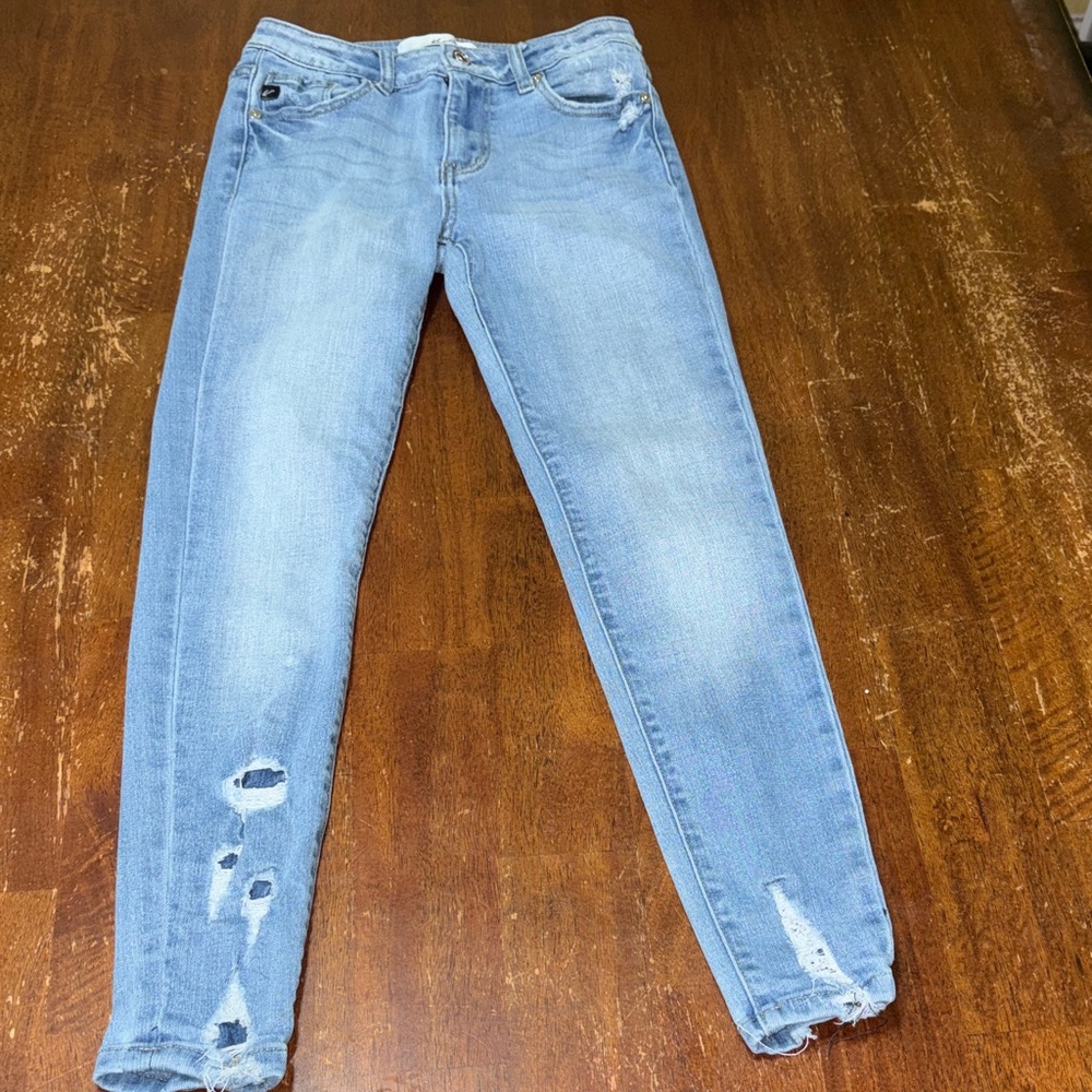KanCan Light Blue Distressed Skinny Jeans